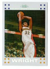 Brandan Wright [White Refractor] #158 Basketball Cards 2007 Topps Chrome Prices