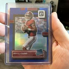 Bryce Young [Blue] #1 Football Cards 2023 Panini Chronicles Draft Picks Donruss Optic Rated Rookie Prices