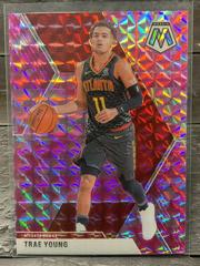 Trae Young [Pink Camo] Basketball Cards 2019 Panini Mosaic Prices