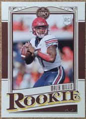 Malik Willis #2 Football Cards 2022 Panini Chronicles Draft Picks Legacy Rookies Prices