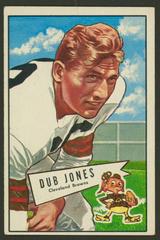 Dub Jones Football Cards 1952 Bowman Large Prices