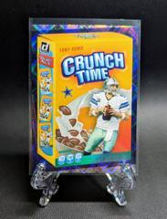Tony Romo [Cosmic] #CT-7 Football Cards 2022 Panini Donruss Crunch Time Prices
