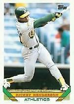 Rickey Henderson #750 Baseball Cards 1993 Topps Micro Prices