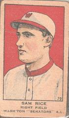 Sam Rice [Hand Cut] #79 Baseball Cards 1919 W514 Prices