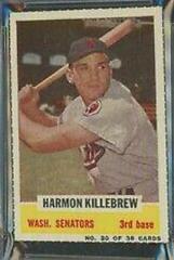 Harmon Killebrew [Hand Cut] #20 Baseball Cards 1960 Bazooka Prices