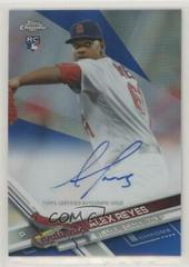 Alex Reyes [Blue Refractor] Baseball Cards 2017 Topps Chrome Rookie Autographs Prices