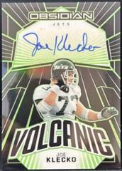 Joe Klecko [Electric Etch Green] #20 Football Cards 2023 Panini Obsidian Volcanic Signature Prices