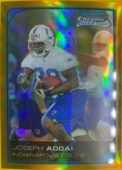 Joseph Addai [Gold Refractor] Football Cards 2006 Bowman Chrome Prices