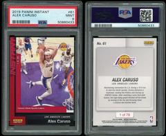 Alex Caruso #61 Basketball Cards 2019 Panini Instant Prices