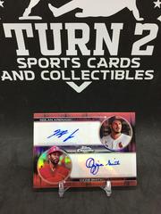 Nolan Arenado, Ozzie Smith [Red Black Pulse] #DA-AS Baseball Cards 2022 Topps Chrome Sonic Dual Autographs Prices