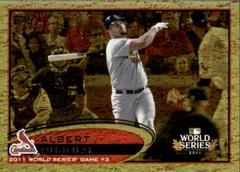 Albert Pujols [Gold Sparkle] Baseball Cards 2012 Topps Prices