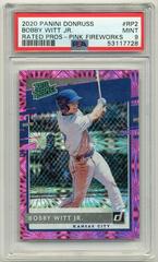 Bobby Witt Jr. [Pink Fireworks] Baseball Cards 2020 Panini Donruss Rated Prospects Prices