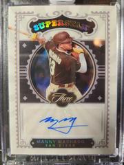 Manny Machado [Gold] #SS-MM Baseball Cards 2022 Panini Three and Two Superstar Signatures Prices