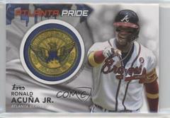Ronald Acuna Jr. Baseball Cards 2022 Topps City Flag Patch Relics Prices
