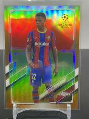 Ansu Fati [Gold] Soccer Cards 2020 Topps Chrome UEFA Champions League Prices