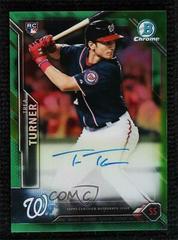 Trea Turner [Green Refractor] Baseball Cards 2016 Bowman Chrome Rookie Autographs Prices