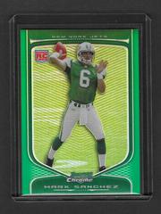 Mark Sanchez [Green Refractor] #115 Football Cards 2009 Bowman Chrome Prices