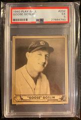 Goose Goslin #232 Baseball Cards 1940 Play Ball Prices