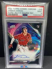 Jarren Duran [Black Eclipse] #CCA-JD Baseball Cards 2022 Topps Cosmic Chrome Autographs Prices