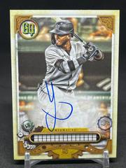 Lewin Diaz [Missing Nameplate] #GQA-LD Baseball Cards 2022 Topps Gypsy Queen Autographs Prices