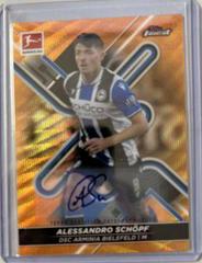 Alessandro Schopf [Orange Wave] #BCA-ASC Soccer Cards 2021 Topps Finest Bundesliga Autographs Prices
