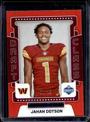Jahan Dotson [Red Blue] #DC-8 Football Cards 2022 Panini Rookies & Stars Draft Class Prices
