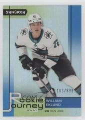 William Eklund #RJ-3 Hockey Cards 2021 Upper Deck Synergy Rookie Journey Away Prices