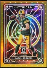 Aaron Rodgers [Gold] #M-3 Football Cards 2022 Panini Donruss Optic Mythical Prices
