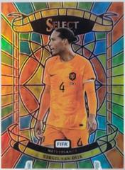 Virgil van Dijk #28 Soccer Cards 2022 Panini Select FIFA Stained Glass Prices