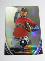 Lucas Sims #53 Baseball Cards 2013 Bowman Platinum Chrome Prospects Prices
