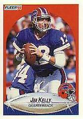Jim Kelly Football Cards 1990 Fleer Prices