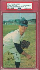 Denny McLain [Square Corner Proof Blank Back] Baseball Cards 1970 Topps Super Prices