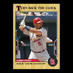 Albert Pujols #173 Baseball Cards 2022 Topps Now Turn Back the Clock Prices
