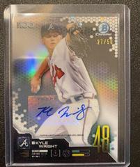 Kyle Wright [Autograph] Baseball Cards 2019 Bowman Chrome Scouts' Top 100 Prices