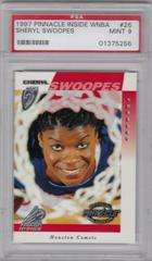 Sheryl Swoopes Basketball Cards 1997 Pinnacle Inside WNBA Prices