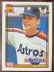 Art Howe #51 Baseball Cards 1991 Topps Desert Shield Prices