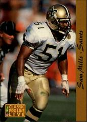Sam Mills Football Cards 1993 Pro Line Live Prices