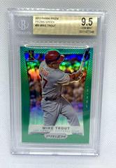 Mike Trout [Green Prizm] Baseball Cards 2012 Panini Prizm Prices