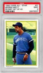 George Brett #31 Baseball Cards 1983 Topps All Star Glossy Set of 40 Prices