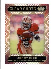 Jerry Rice [Black] #20 Football Cards 2020 Panini Illusions Clear Shots Prices