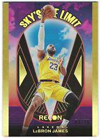 LeBron James [Gold] #3 Basketball Cards 2023 Panini Recon Sky’s the Limit Prices