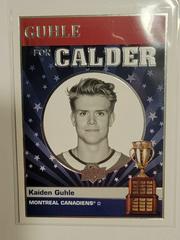 Kaiden Guhle [Gold] Hockey Cards 2022 Upper Deck Calder Candidates Prices
