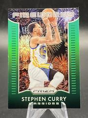 Stephen Curry [Green Prizm] Basketball Cards 2015 Panini Prizm Fireworks Prices