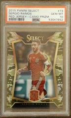 Sergio Ramos [Red Jersey Camo Prizm] Soccer Cards 2015 Panini Select Prices
