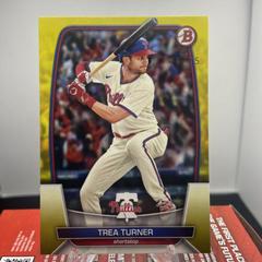 Trea Turner [Yellow] Baseball Cards 2023 Bowman Prices