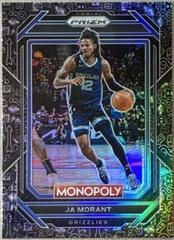 Ja Morant [Black Gold] Basketball Cards 2022 Panini Prizm Monopoly Prices