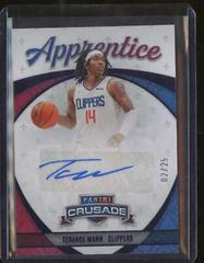 Terance Mann [Purple] Basketball Cards 2021 Panini Chronicles Apprentice Signatures Prices