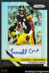 Terrell Edmunds #52 Football Cards 2018 Panini Prizm Rookie Autographs Prices