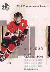 Daniel Alfredsson #60 Hockey Cards 2004 SP Authentic Prices