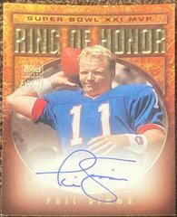 Phil Simms Football Cards 2002 Topps Ring of Honor Autographs Prices